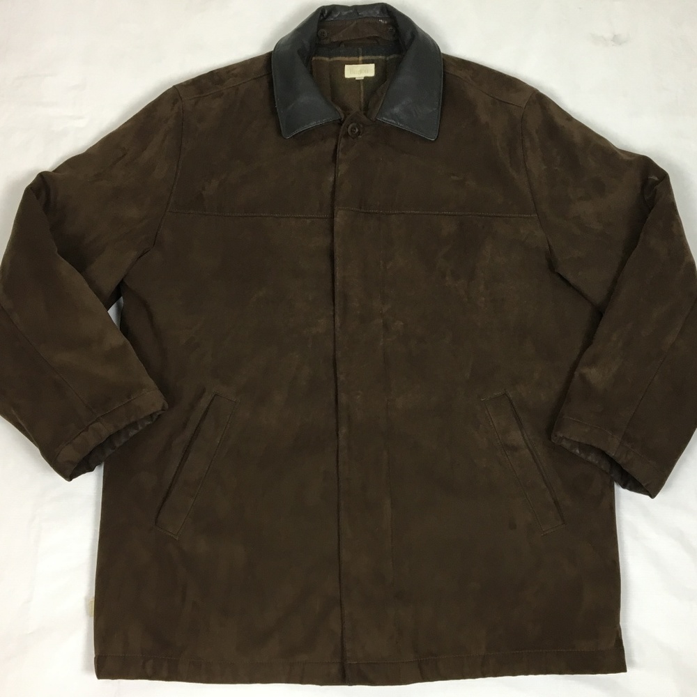 COPY - BURTON Leather Trim Insulated Faux Suede C…